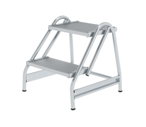 Arbeitspodest einseitig begehbar, 2 Stufen | © MUNK GmbH