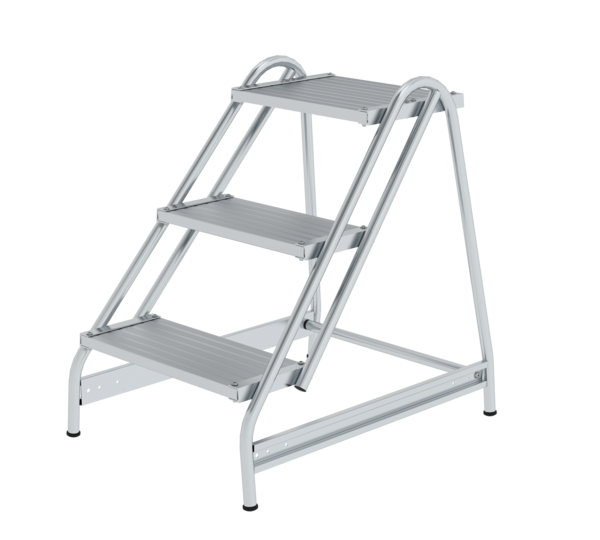 Marchepied avec marches d'un seul côté, 3 marches | © MUNK GmbH