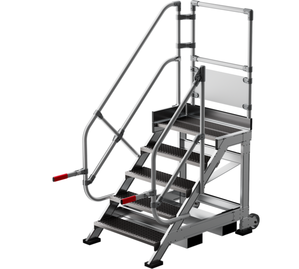 Mobile work platform with railing | © MUNK GmbH