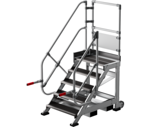 Arbeitspodest fahrbar mit Geländer | © MUNK GmbH