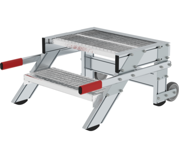 Marchepied mobile, larg. marche 600 mm, 2 mar. | © MUNK GmbH