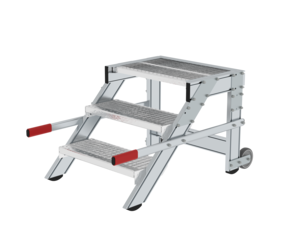 Work platform mobile 600 mm st width, 3 steps | © MUNK GmbH