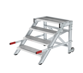 Work platform mobile 800 mm st width, 4 steps | © MUNK GmbH