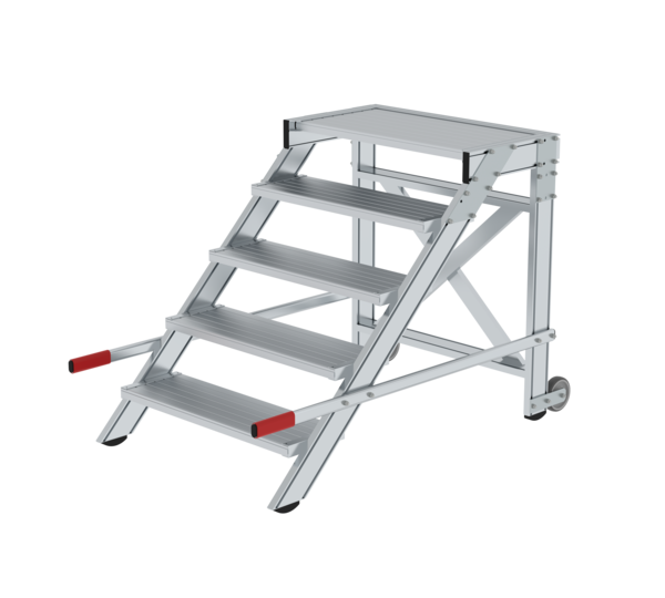 Work platform mobile 800 mm st width, 5 steps | © MUNK GmbH