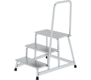 Marchepied rigide avec main courante, 3 marches | © MUNK GmbH