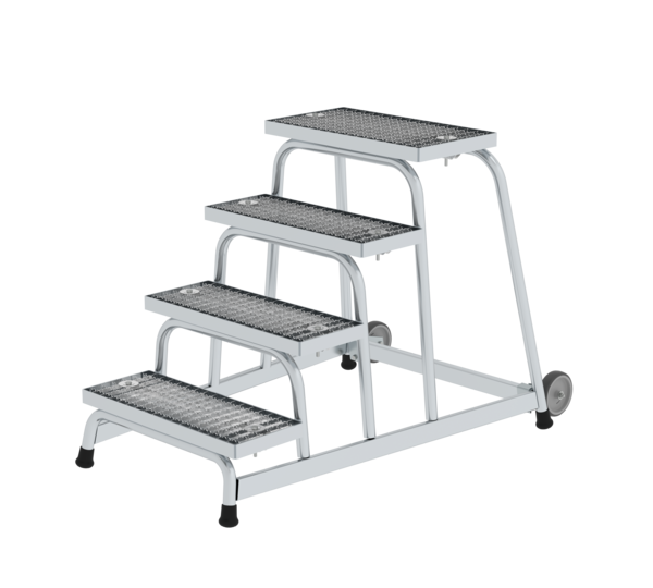 Equestrian climbing aid with rollers 4 steps | © MUNK GmbH