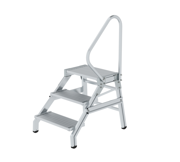 Work stand with handrail, 3 steps | © MUNK GmbH