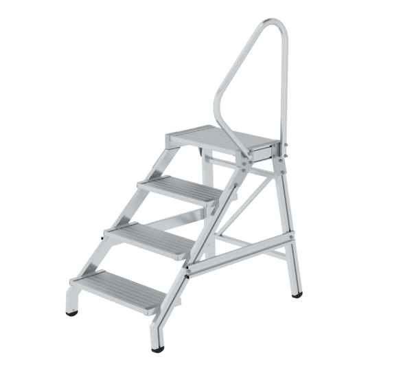 Marche de montage avec main courante, 4 marches | © MUNK GmbH