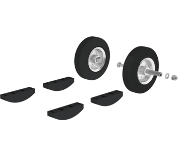 Jeu de roulettes électriquement conductibles | © MUNK GmbH