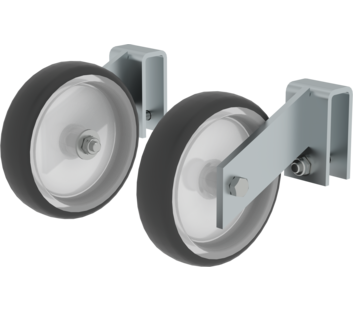 Hubrollen, für Arbeitspodeste starr | © MUNK GmbH