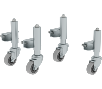 Spr.-loaded cast. w. arrest. f. work pl.w. 2 steps | © MUNK GmbH