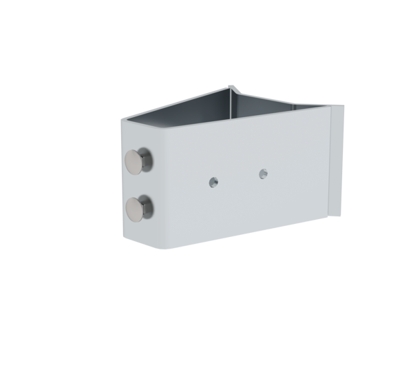 Attache murale aluminium pour mâts ronds,  | © MUNK GmbH
