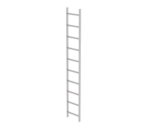 Shaft ladder, st.stl. V4A, 400 mm clearance 10 rgs | © MUNK GmbH