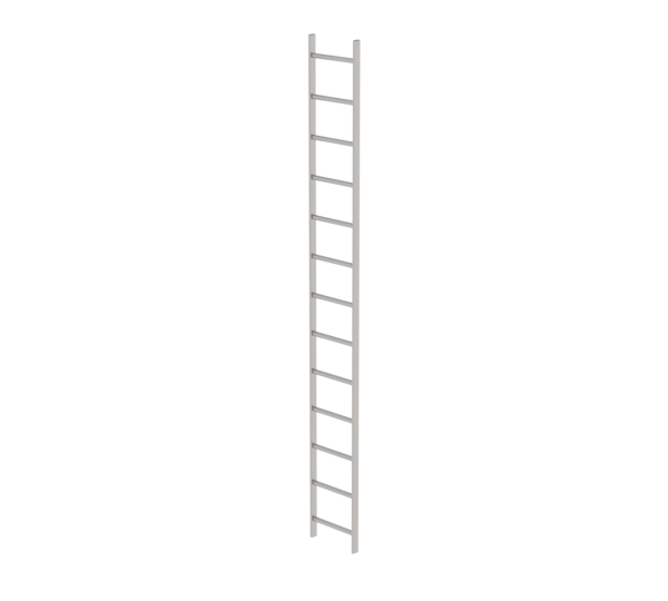 Shaft ladder, st.stl. V4A, 400 mm clearance 13 rgs | © MUNK GmbH