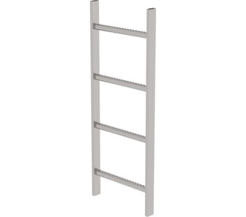 Shaft ladder, st.stl. V4A, 400 mm clearance 4 rgs | © MUNK GmbH