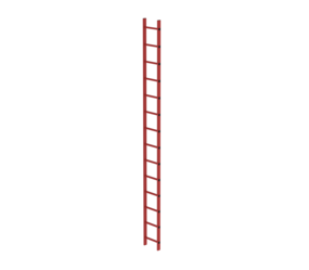 Shaft ladder RFG 300 mm clear width, 14 rungs | © MUNK GmbH