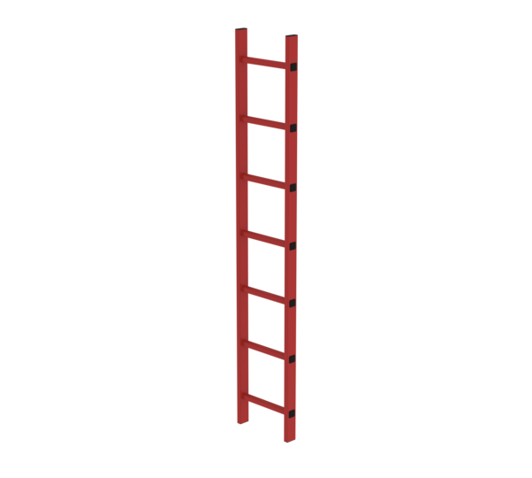 Shaft ladder RFG 300 mm clear width, 7 rungs | © MUNK GmbH