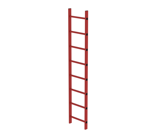Shaft ladder RFG 400 mm clear width, 8 rungs | © MUNK GmbH