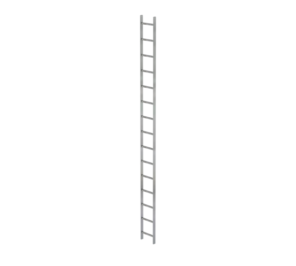 Shaft ladder, galv. st., 300 mm clear width 15 rgs | © MUNK GmbH