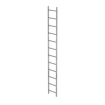 Shaft ladder, galv. st., 400 mm clear width 12 rgs | © MUNK GmbH