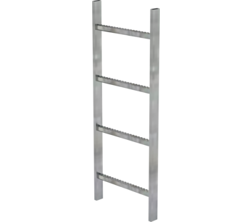 Shaft ladder, galv. st., 400 mm clear width 4 rgs | © MUNK GmbH