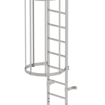 Sing.fl. vertical ladder w.bk prot.st.st.5.96m | © MUNK GmbH