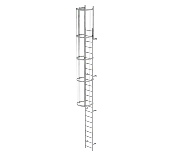 Sing.fl. vertical ladder w.bk prot.gal.st.7.64m | © MUNK GmbH