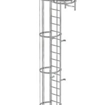 Multi.fl. vertical ladder w.bk prot.gal.st.11.84m | © MUNK GmbH