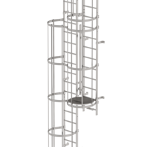 Mult-fl.vert. ladder w.back prot, st.stl. 12.12 m | © MUNK GmbH