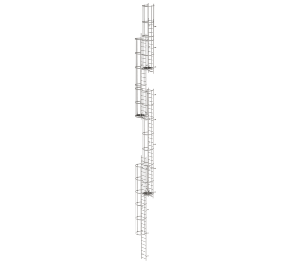 Mehrz. Steigleiter m. Rückensch. Edelst., 19,96m | © MUNK GmbH
