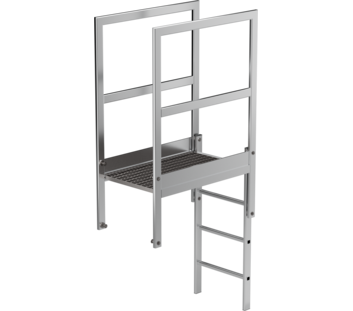 Passerelle pr acrotère alu brut, longueur 1000mm  | © MUNK GmbH