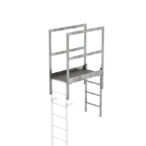 Roof parapet bridge gal. steel length 1200mm  | © MUNK GmbH