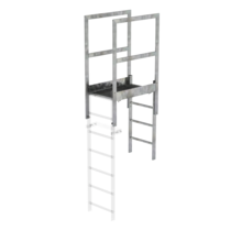 Roof parapet bridge gal. steel length 930mm  | © MUNK GmbH