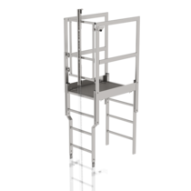 Roof parapet bridge with safety doors st. steel | © MUNK GmbH