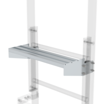 Exit step bright aluminium 520x200mm | © MUNK GmbH