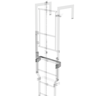 Exit step galvanised steel 620 x 100mm | © MUNK GmbH