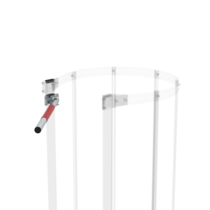 Safety barrier, screwable to ladder side-rail | © MUNK GmbH