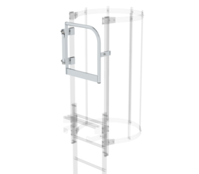 Portes de sécurité sans rail de protection anti-chute, aluminium brut, version à partir de 01-2010 | © MUNK GmbH Portes séc ss prot anti-ch, alu brut, à p. 01-2010 | © MUNK GmbH