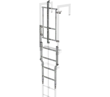 Sicherungstüre mit Steigschutzschiene, Stahl- verzinkt | © MUNK GmbH Sicherungstüre m. Steigschutz, Stahl- verzinkt | © MUNK GmbH