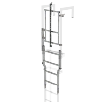 Safety door w. fall prot. galv. steel | © MUNK GmbH