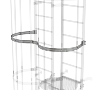 Arceau de crinoline décalé en acier galvanisé | © MUNK GmbH