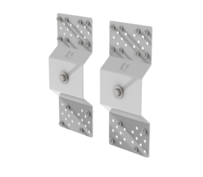 Vertical ladder wall bracket for sheet metal facade | © MUNK GmbH