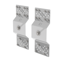 Vertical ladder wall bracket for sheet metal facade | © MUNK GmbH