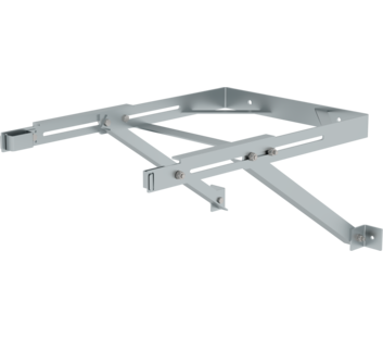 Wall h. U-bracket, stowable, galvanised steel, 550-750mm | © MUNK GmbH