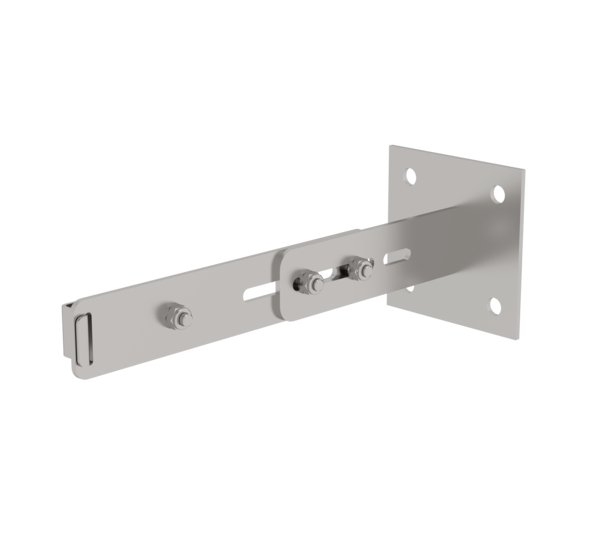 Attache mur. réglable, acier inoxydable, 275-375mm | © MUNK GmbH