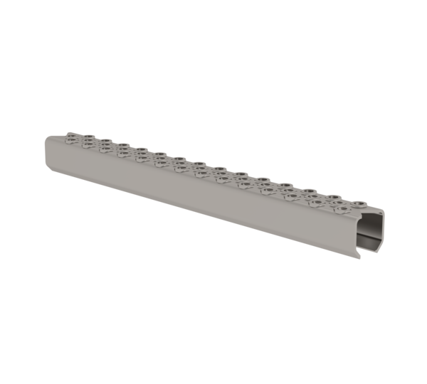 Barreau perforé 300mm en acier blanc | © MUNK GmbH