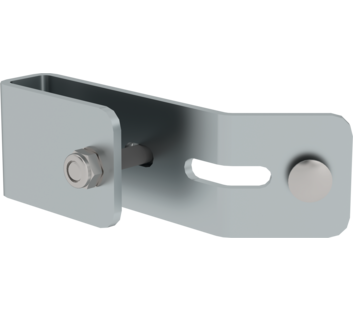 Fixation rail pr montant éch. 60X25mm acier galv. | © MUNK GmbH