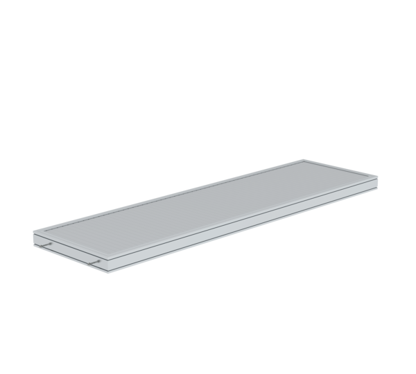 Platform, grooved alu. 3060x850 mm | © MUNK GmbH