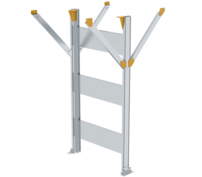 Support pf H. 1,250-2,499 mm, mod.walkway system | © MUNK GmbH