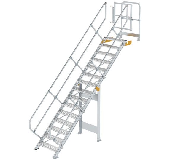 Mod. de-icing system, stat. module 4 stairs 45° | © MUNK GmbH